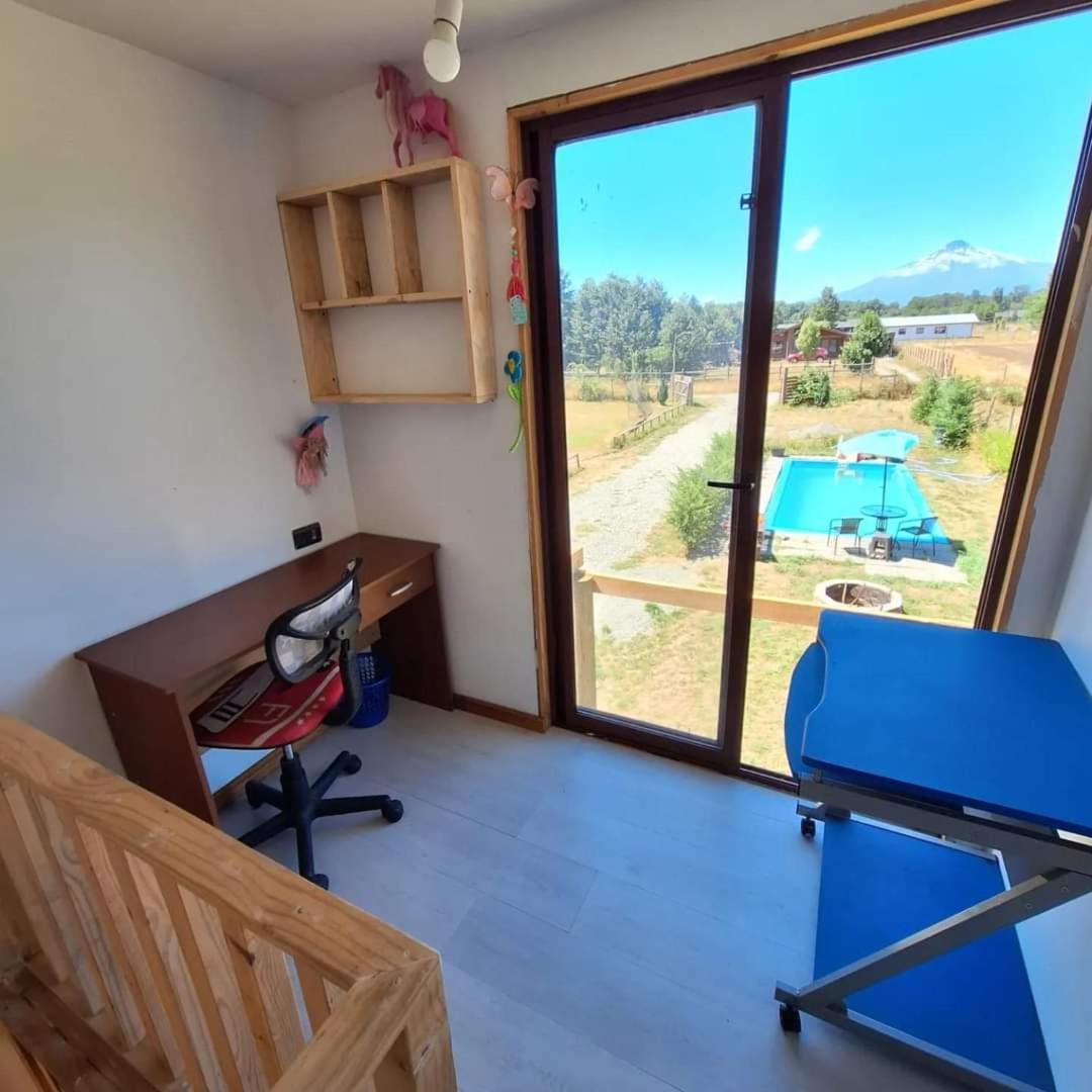 Con Vista Al Volcan Y Piscina Casa de férias